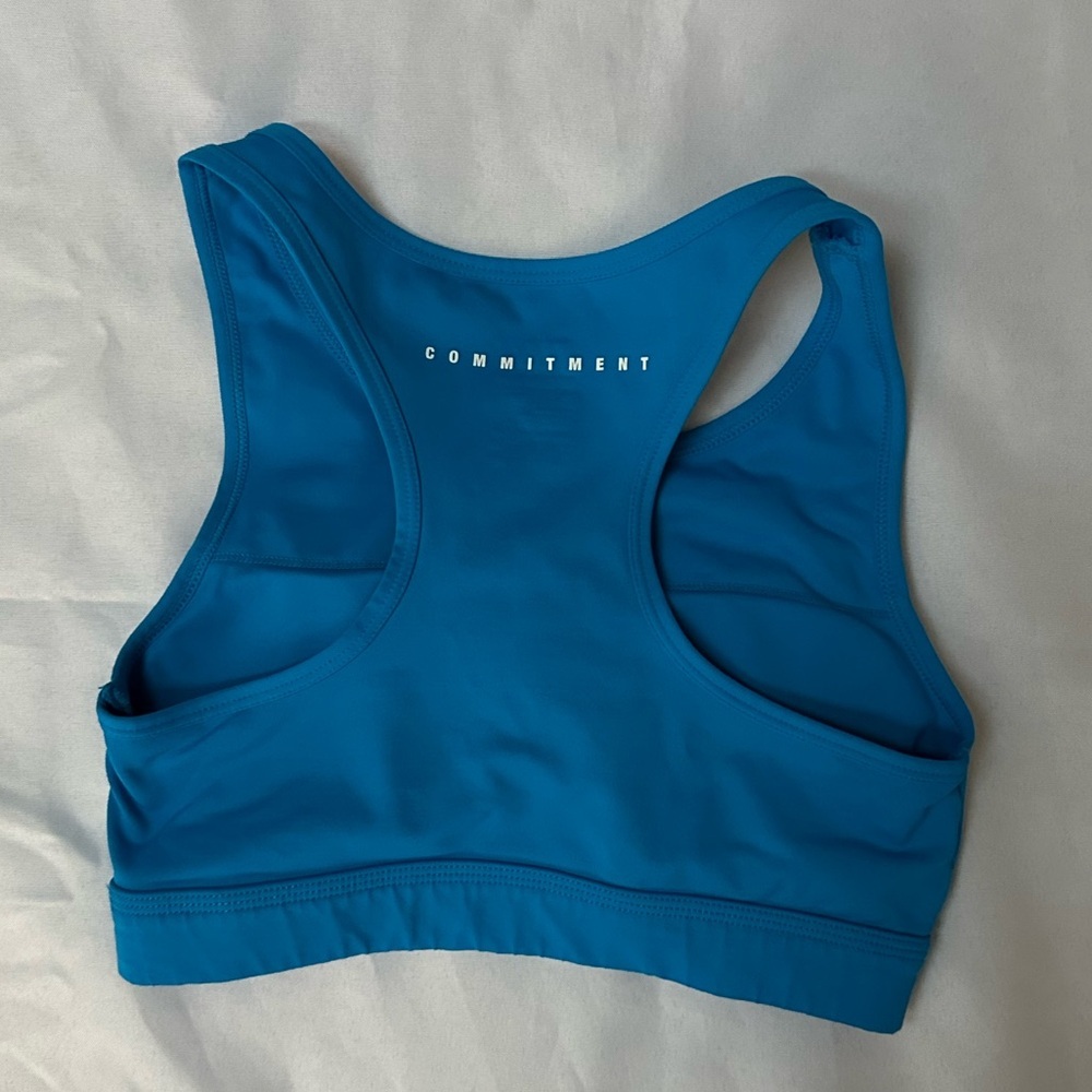 1Up Nutrition Women's Blue Sports Bra - SIZE SMALL - Picture 6 of 7